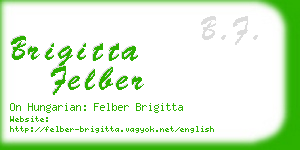 brigitta felber business card